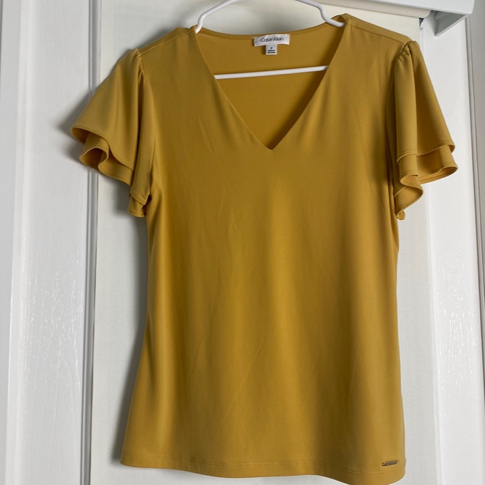 Mustard Yellow Work Blouse
